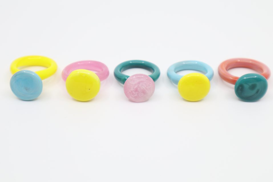 Arlecchino Glass Ring
