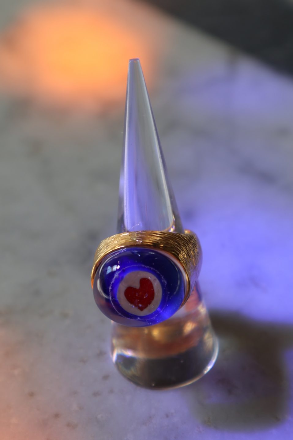 Palazzo Ring - Glass Heart