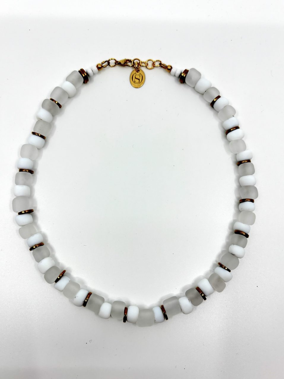 Necklace CANDY SHORT White